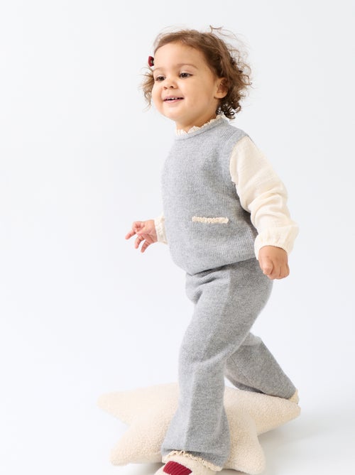 Ensemble 2 pièces - pull 2 en 1 + legging - Kiabi