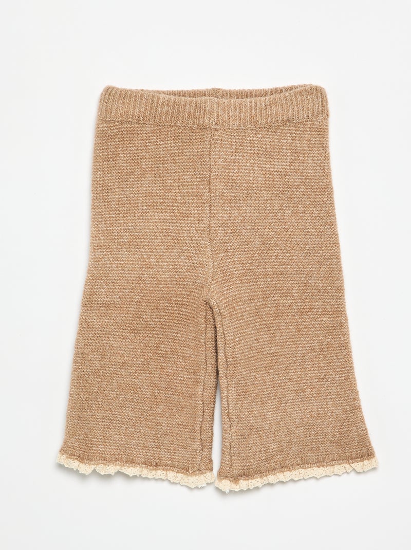 Ensemble 2 pièces - pull 2 en 1 + legging Marron clair - Kiabi