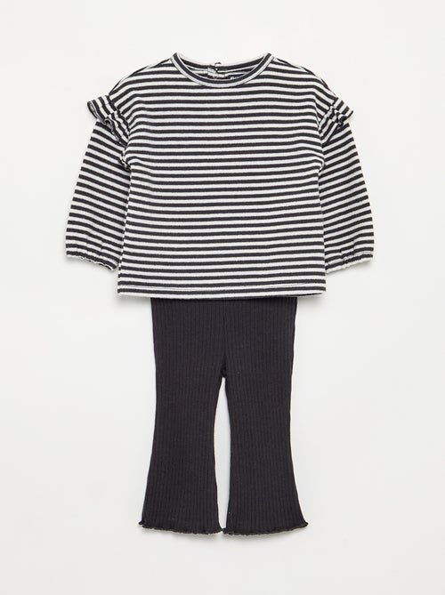 Ensemble 2 pièces - pull + legging - Kiabi Ensemble 2 pièces - pull + legging - Kiabi