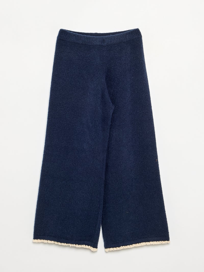 Ensemble 2 pièces - Pull + pantalon Marine - Kiabi