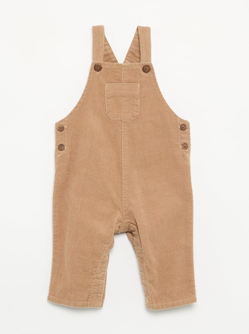 Ensemble 2 pièces - Salopette longue + Chemise à manches longues - Kiabi