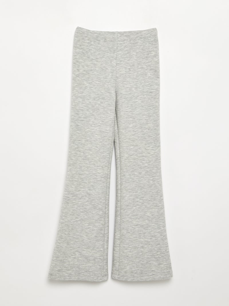 Ensemble 2 pièces - Sweat à capuche + legging flare Gris - Kiabi