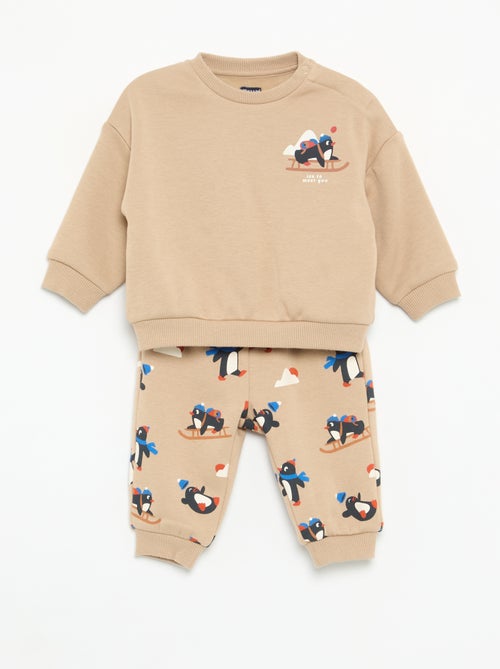 Ensemble 2 pièces - Sweat + pantalon - Kiabi