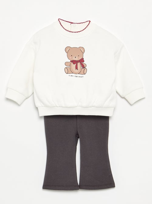 Ensemble 2 pièces - Sweat + pantalon - Kiabi