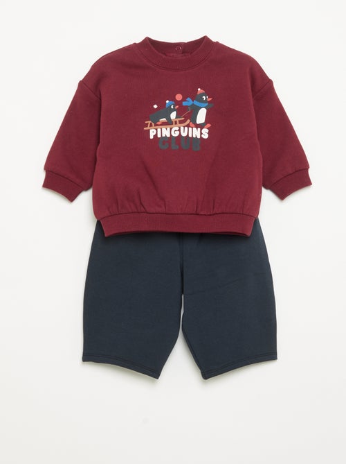 Ensemble 2 pièces - Sweat + pantalon - Kiabi