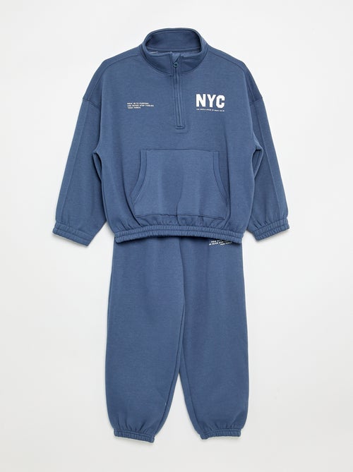 Ensemble 2 pièces - Sweat + pantalon de jogging - Kiabi