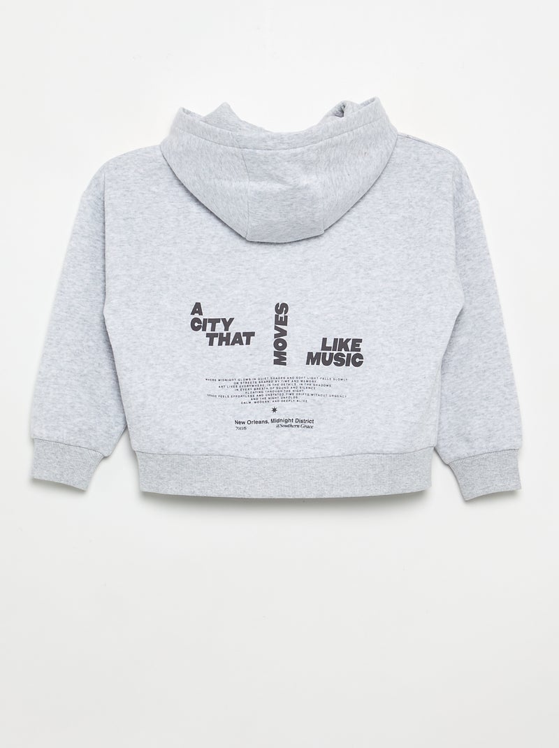 Ensemble 2 pièces - sweat + pantalon de jogging Gris - Kiabi