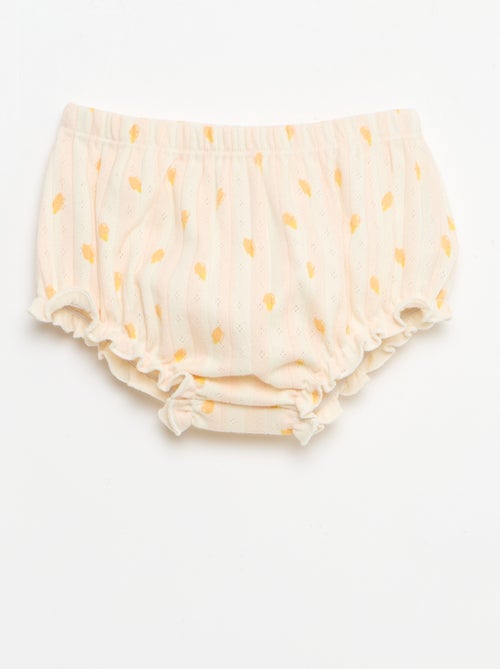 Ensemble 2 pièces body + culotte - Kiabi