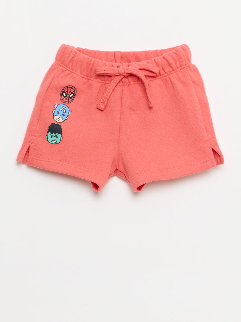 Ensemble 2 pièces débardeur + short 'Marvel' Blanc - Kiabi