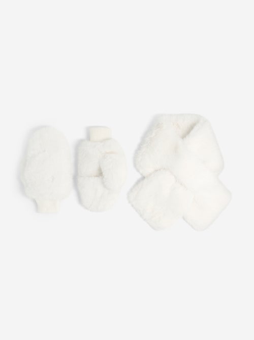 Ensemble 2 pièces écharpe + moufles - 2 pièces - Kiabi
