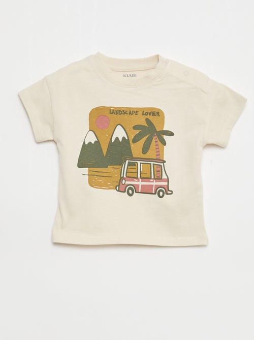 Ensemble 2 pièces en coton  T-shirt + short - Kiabi