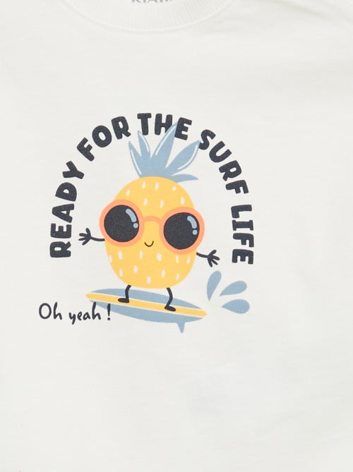 Ensemble 2 pièces en coton  T-shirt + short - Kiabi