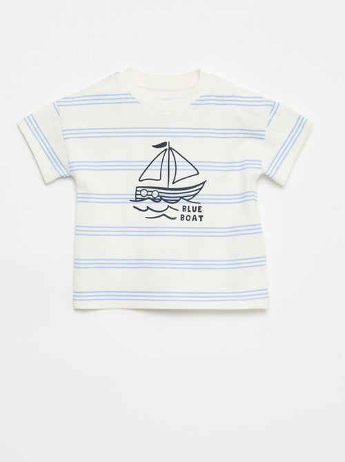 Ensemble 2 pièces en coton  T-shirt + short - Kiabi