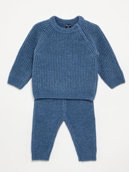 Ensemble 2 pièces en tricot - pull + legging - Kiabi