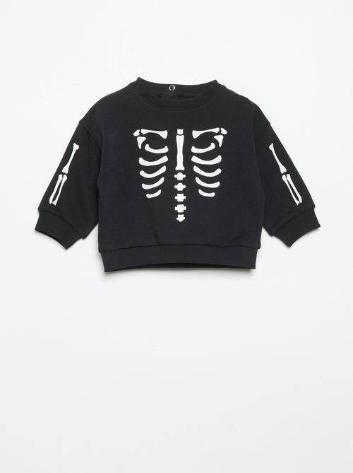 Ensemble 2 pièces 'Halloween' - Sweat + pantalon de jogging - Kiabi