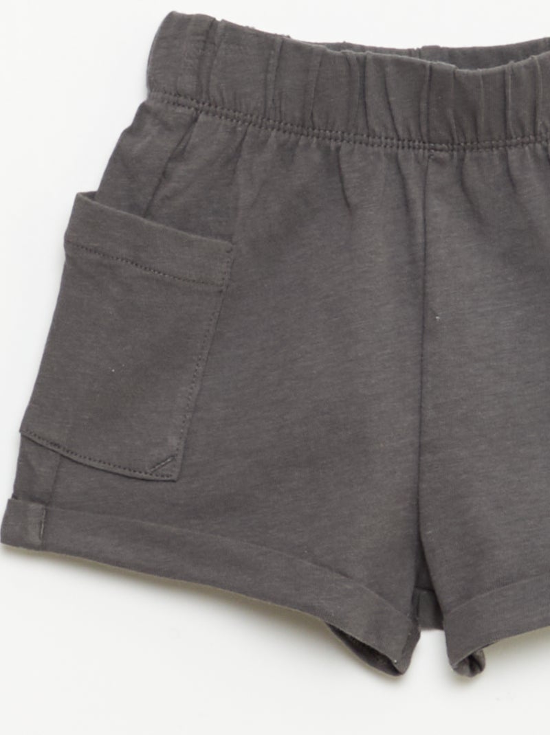 Ensemble 2 pièces short + T-shirt Beige - Kiabi