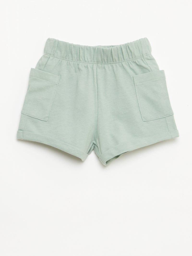 Ensemble 2 pièces short + T-shirt Blanc - Kiabi