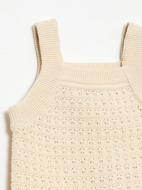 Ensemble 2 pièces short + T-shirt en crochet - Kiabi