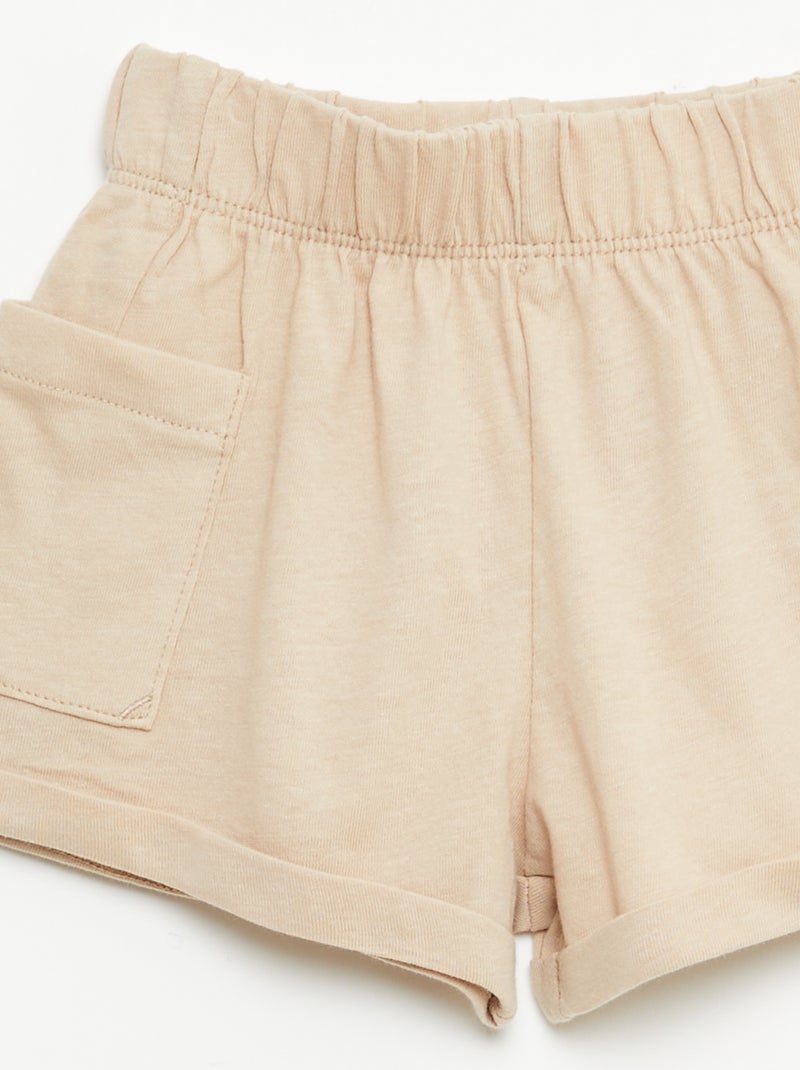 Ensemble 2 pièces short + T-shirt Jaune - Kiabi