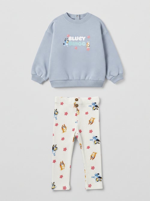 Ensemble 2 pièces Sweat + legging 'Bluey' - Kiabi