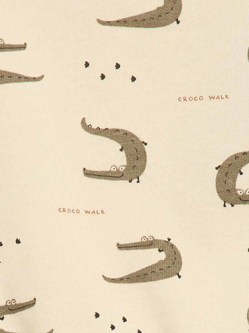 Ensemble 2 pièces sweat + pantalon Blanc - Kiabi