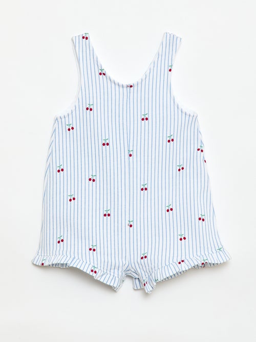 Ensemble 2 pièces T-shirt + combishort - Kiabi