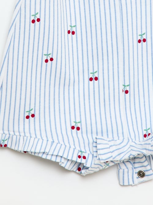 Ensemble 2 pièces T-shirt + combishort - Kiabi