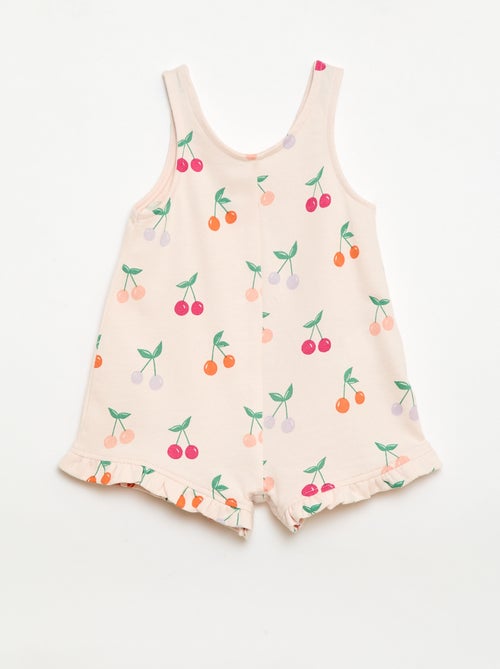 Ensemble 2 pièces T-shirt + combishort - Kiabi