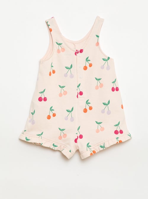 Ensemble 2 pièces T-shirt + combishort - Kiabi