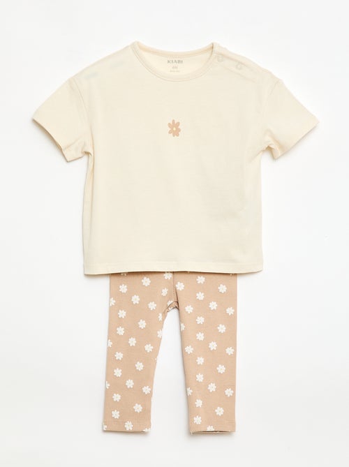 Ensemble 2 pièces T-shirt + legging - Kiabi