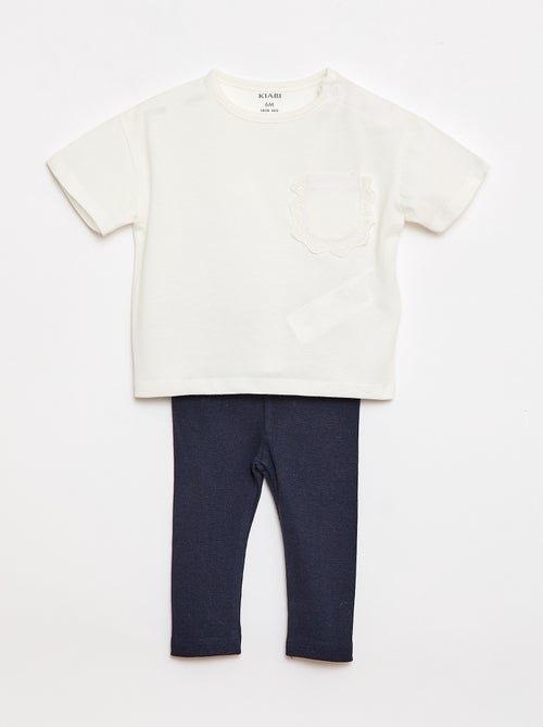 Ensemble 2 pièces T-shirt + legging - Kiabi