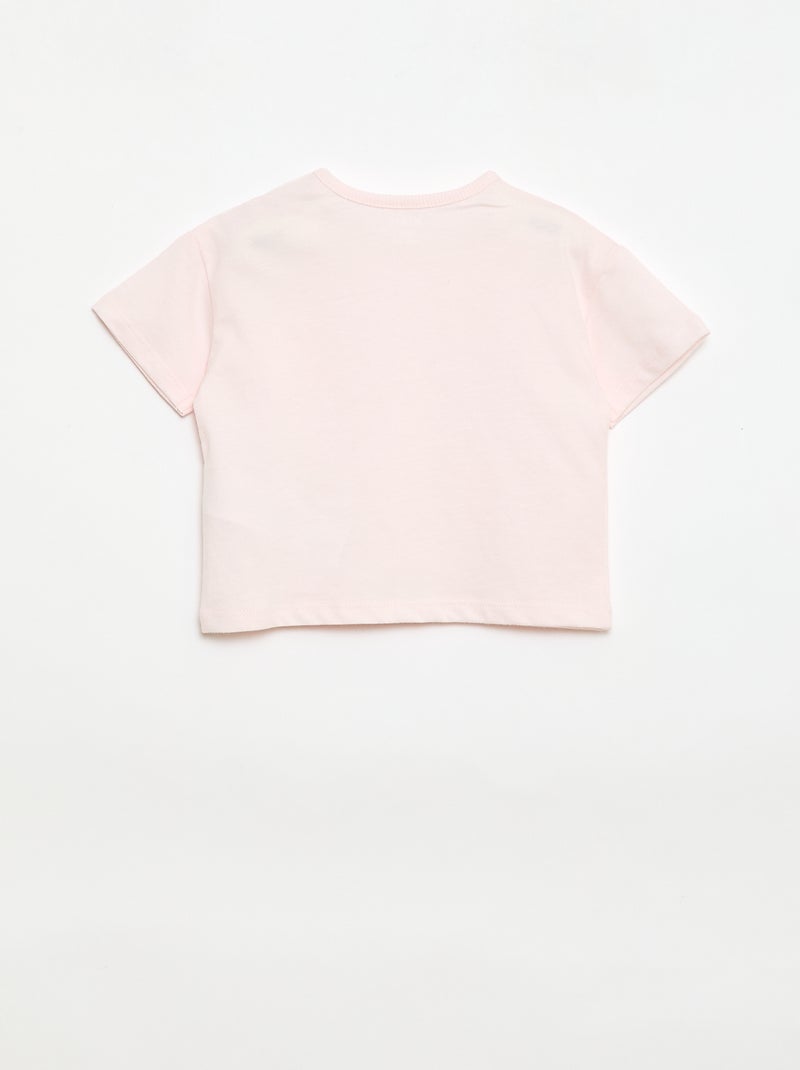 Ensemble 2 pièces T-shirt + legging Rose - Kiabi