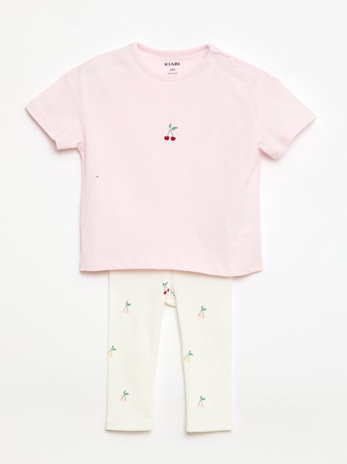 Ensemble 2 pièces T-shirt + legging - Kiabi