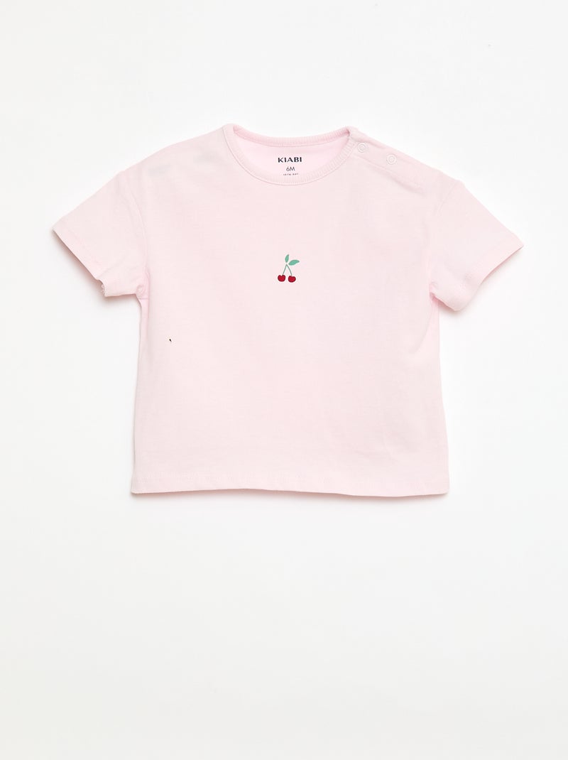 Ensemble 2 pièces T-shirt + legging Violet - Kiabi