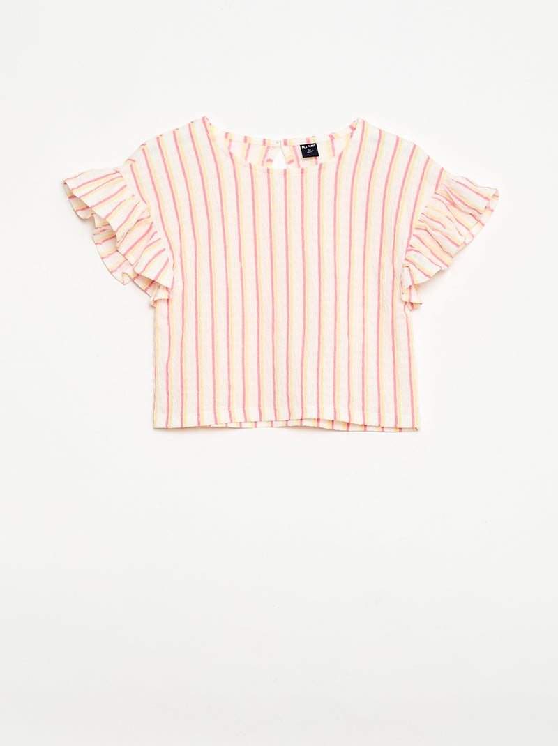 Ensemble 2 pièces T-shirt + pantalon Beige - Kiabi