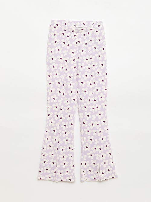 Ensemble 2 pièces T-shirt + pantalon forme flare - Kiabi