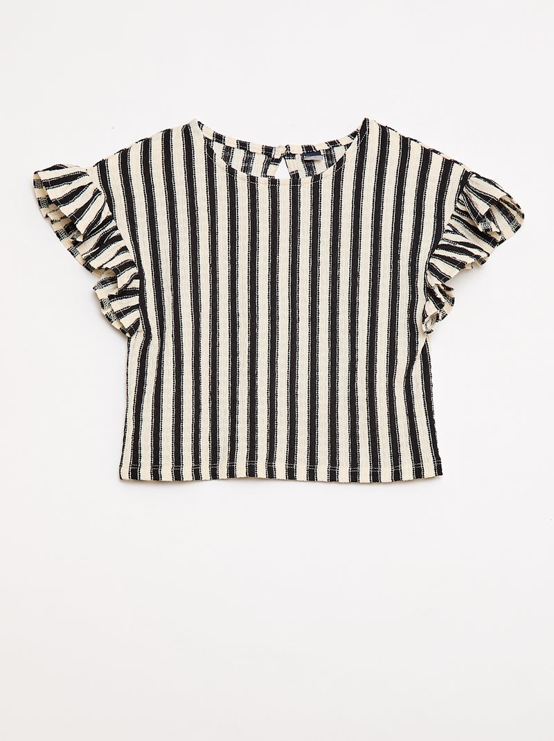 Ensemble 2 pièces T-shirt + pantalon Noir - Kiabi