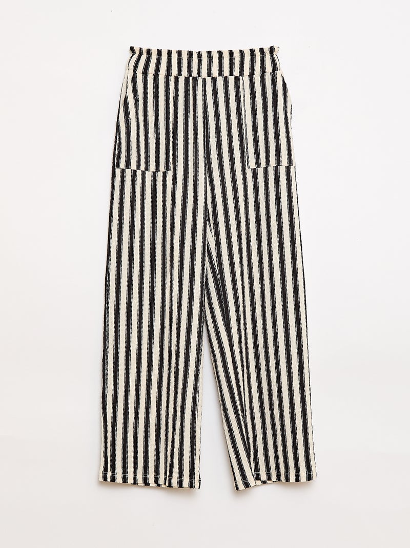 Ensemble 2 pièces T-shirt + pantalon Noir - Kiabi