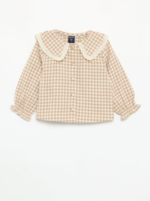 Ensemble 3 pièces - Barboteuse + blouse + paire de collants - Kiabi
