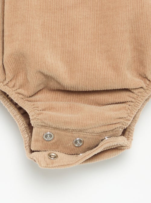 Ensemble 3 pièces - Barboteuse + blouse + paire de collants - Kiabi
