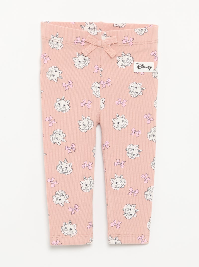Ensemble 3 pièces 'Disney' - sweat-shirt à capuche + T-shirt + legging Rose - Kiabi