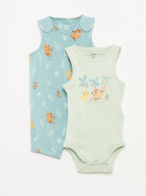 Ensemble barboteuse + body 'Disney' - 2 pièces - Kiabi