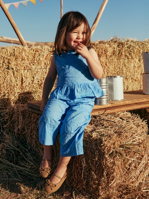 Ensemble blouse + pantalon avec broderies - 2 pièces - Kiabi