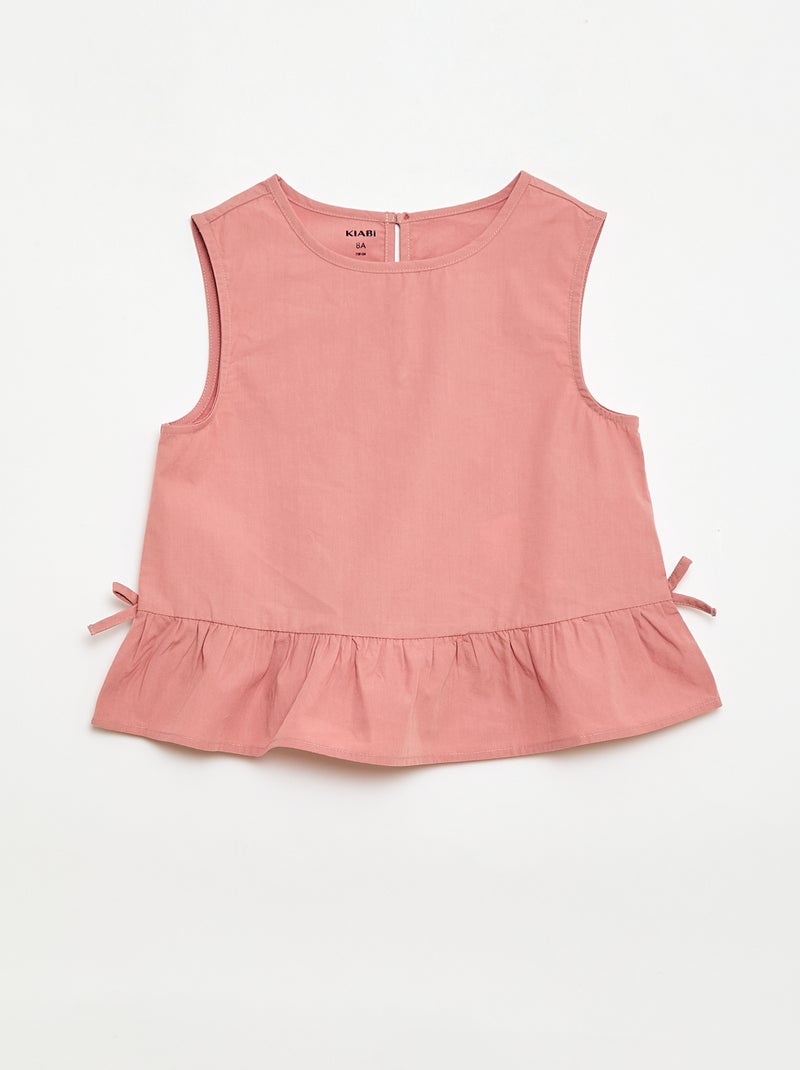 Ensemble blouse sans manches + pantalon - 2 pièces Rose - Kiabi