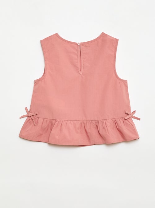 Ensemble blouse sans manches + pantalon - 2 pièces - Kiabi