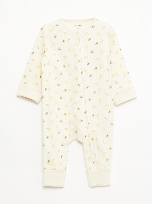 Ensemble body évolutif + dors bien en maille côtelée - Kiabi