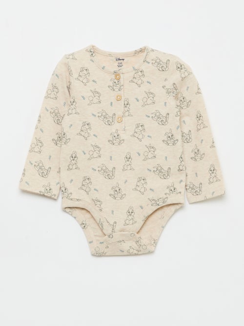 Ensemble body + salopette en maille + bonnet 'Disney' - 3 pièces - Kiabi