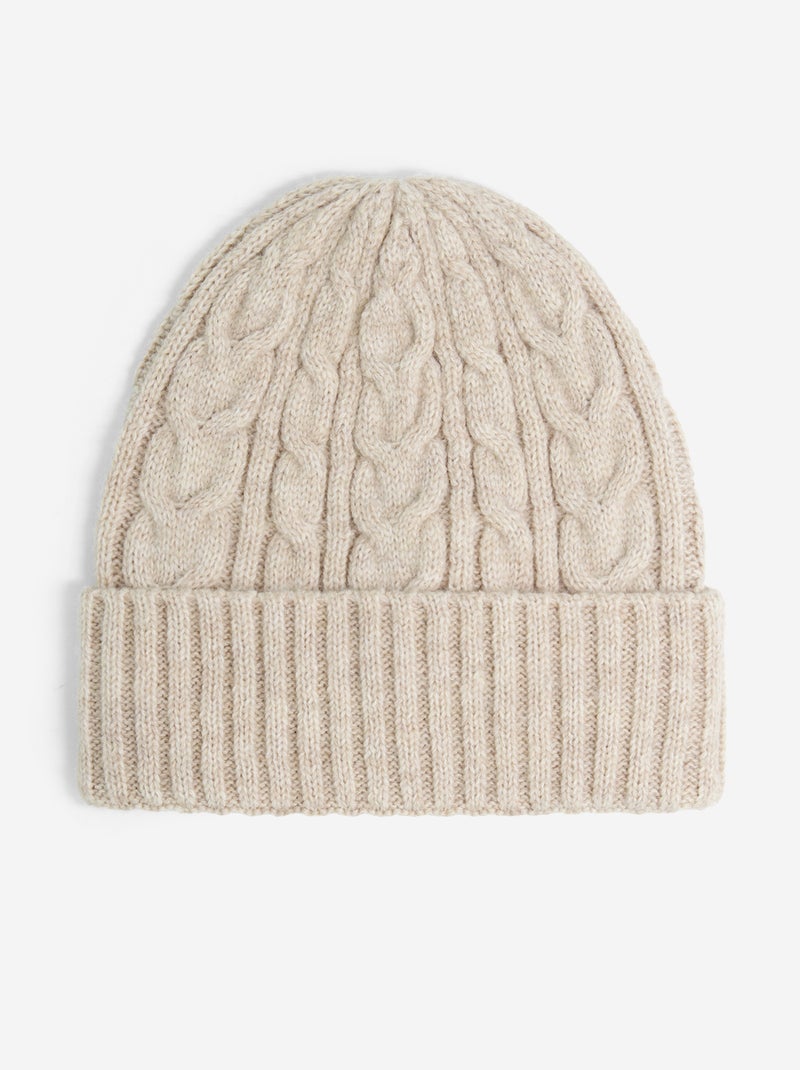 Ensemble bonnet + écharpe - 2 pièces Beige - Kiabi