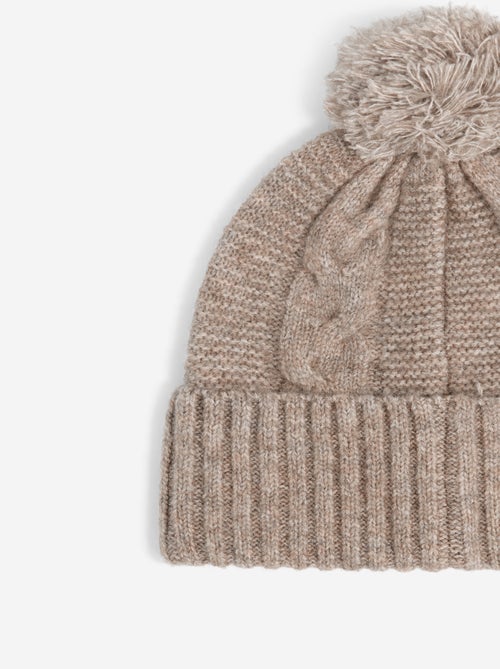 Ensemble bonnet en maille + snood - 2 pièces - Kiabi