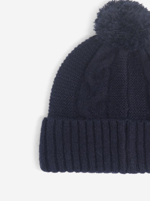 Ensemble bonnet en maille + snood - 2 pièces - Kiabi